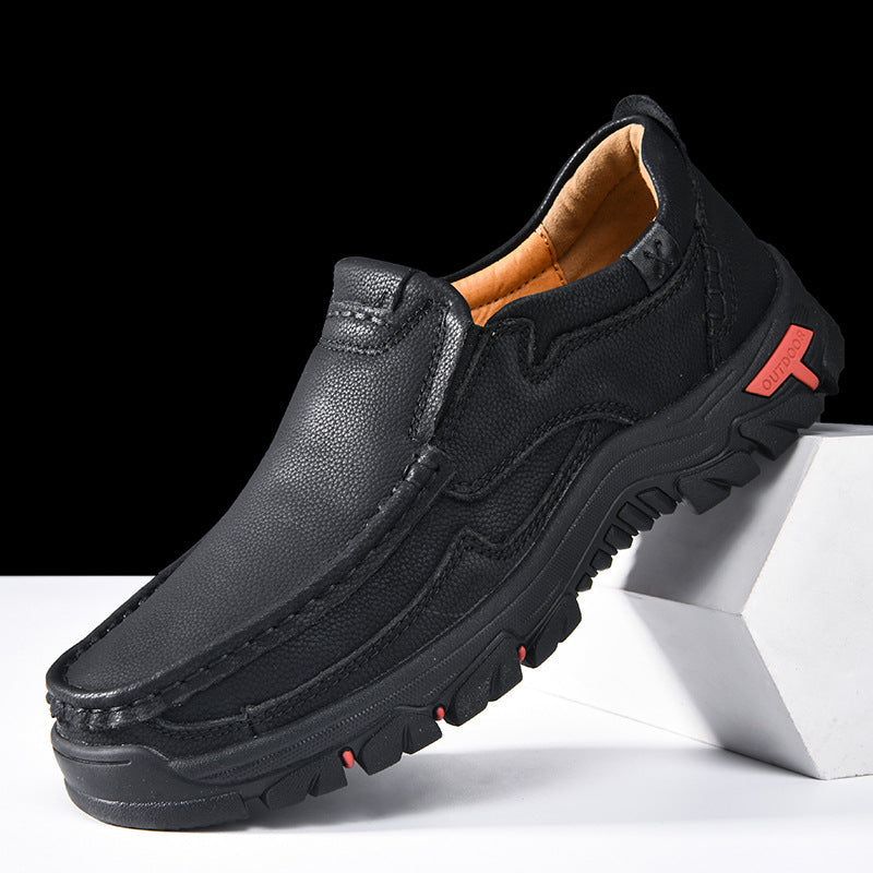 Men's Plus Size Casual Loafers Non-slip Breathable Latex Insole