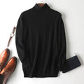 Winter High Collar Pure Cashmere Sweater Men's Casual