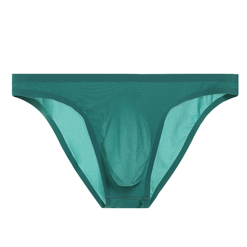 Men's Thin Ice Silk Traceless Ventilation Quick-drying Briefs