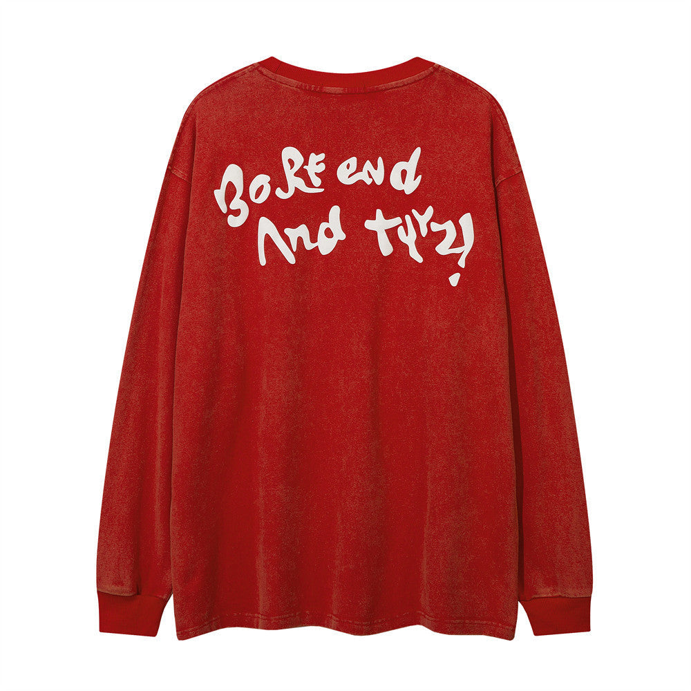 Cartoon Casual Skull Backing Round Neck Bodysuit Male