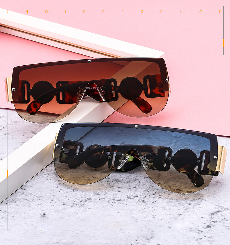 Fashion Simple Retro One Piece Sunglasses