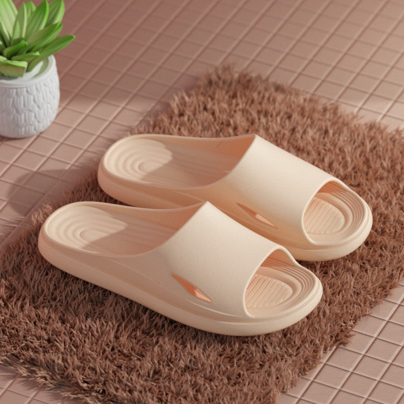 Home Sandals And Slippers For Men'S Home Indoor Non-Slip Summer Couple Thick Bottom