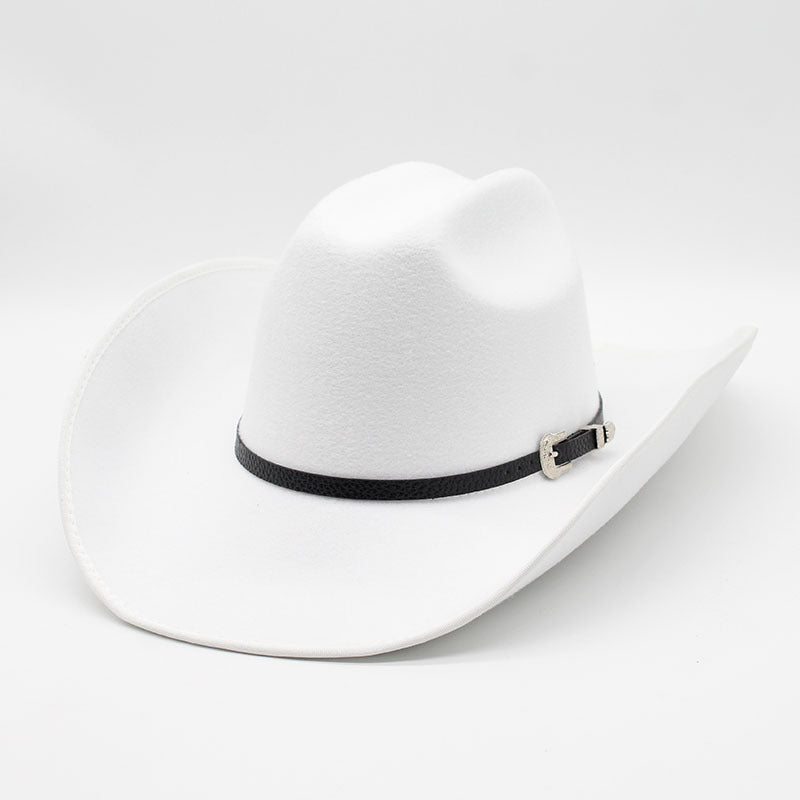 Punk Wide Brim Hat Men And Women Horse Riding Western