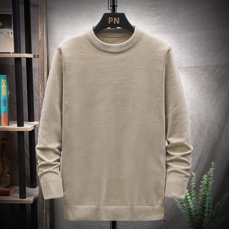 Autumn And Winter Japanese Solid Color Knitted Sweater