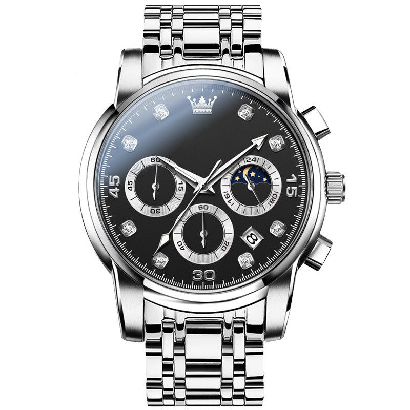 Hot Selling Metal Multifunctional Men's Quartz Watch