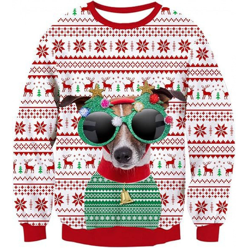 Christmas Tree Style Old Man Dance Dress Up Sweater
