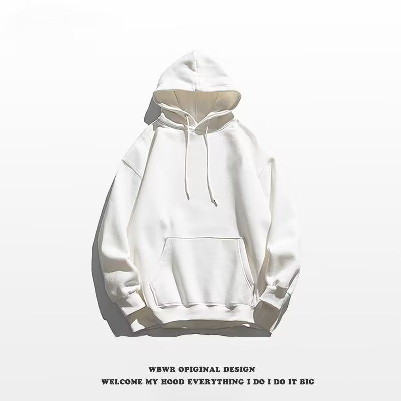 Men's Fashionable Solid Color Hooded Sweater