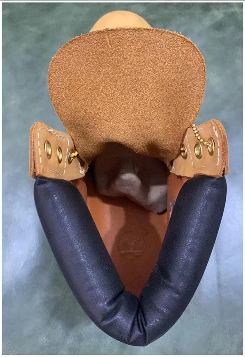 Kick Not Bad Martin Boots Outdoor Waterproof High-top Rhubarb