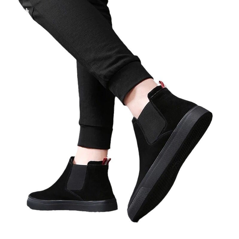 Autumn And Winter Warm Men's Casual All-matching Korean Cotton Shoes