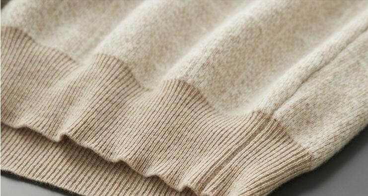 Men's Round Neck Business Casual Padded Sweater