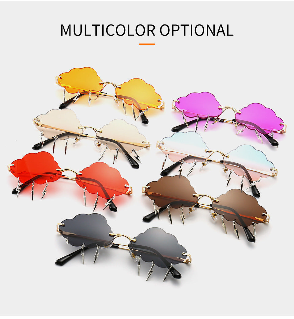 Trend Cloud Chain Eye Protection Sunglasses