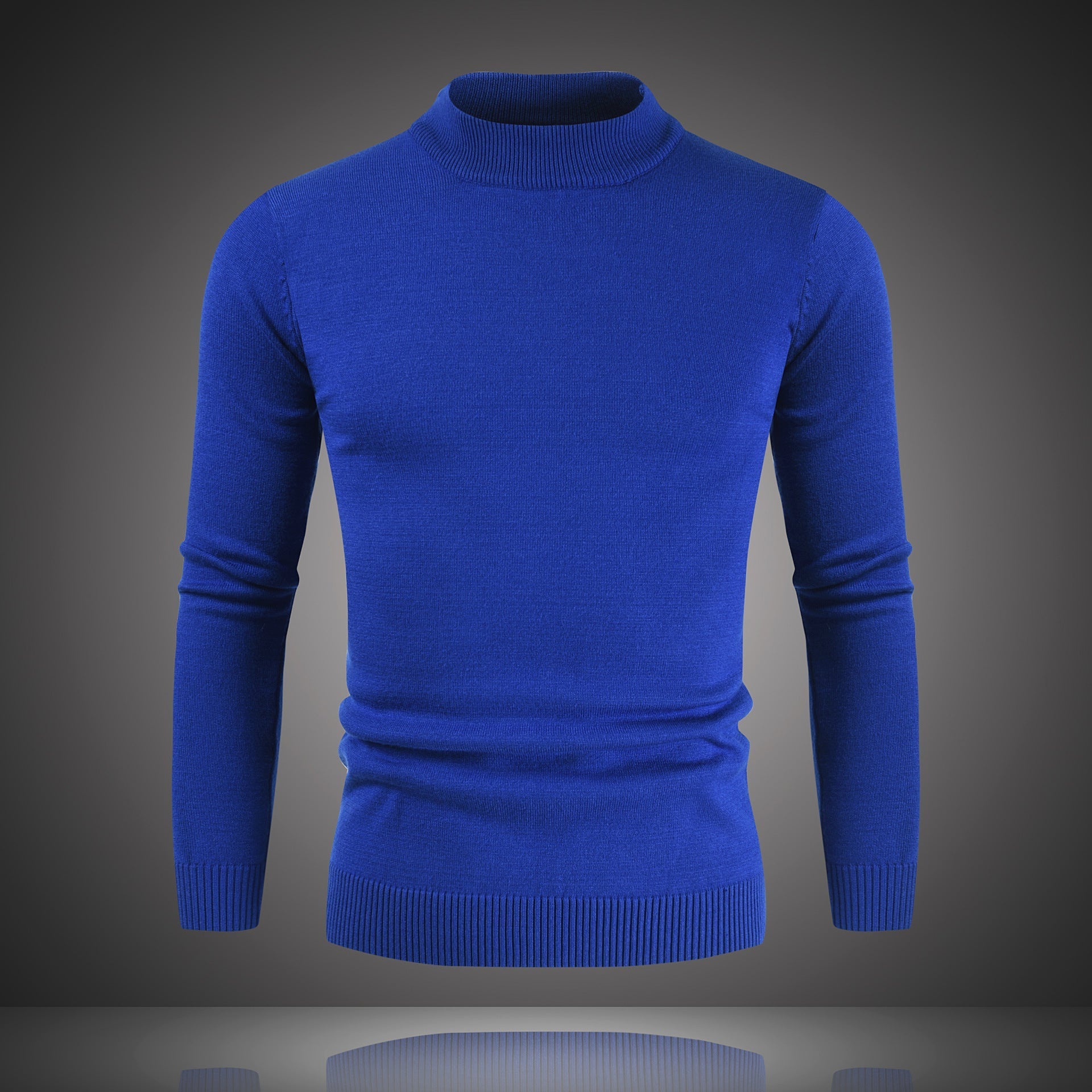 Autumn And Winter New Men's Plus Velvet Thickened Base Sweater