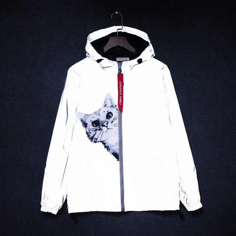 Luminous clothing Japanese trench coat