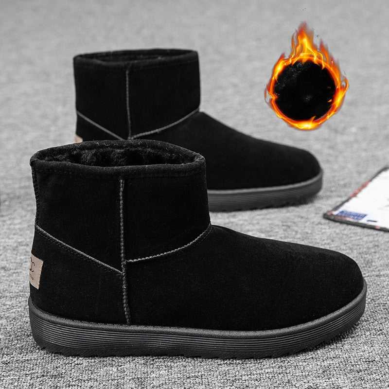 Men's Plush Warm Bread High Top Snow Boots
