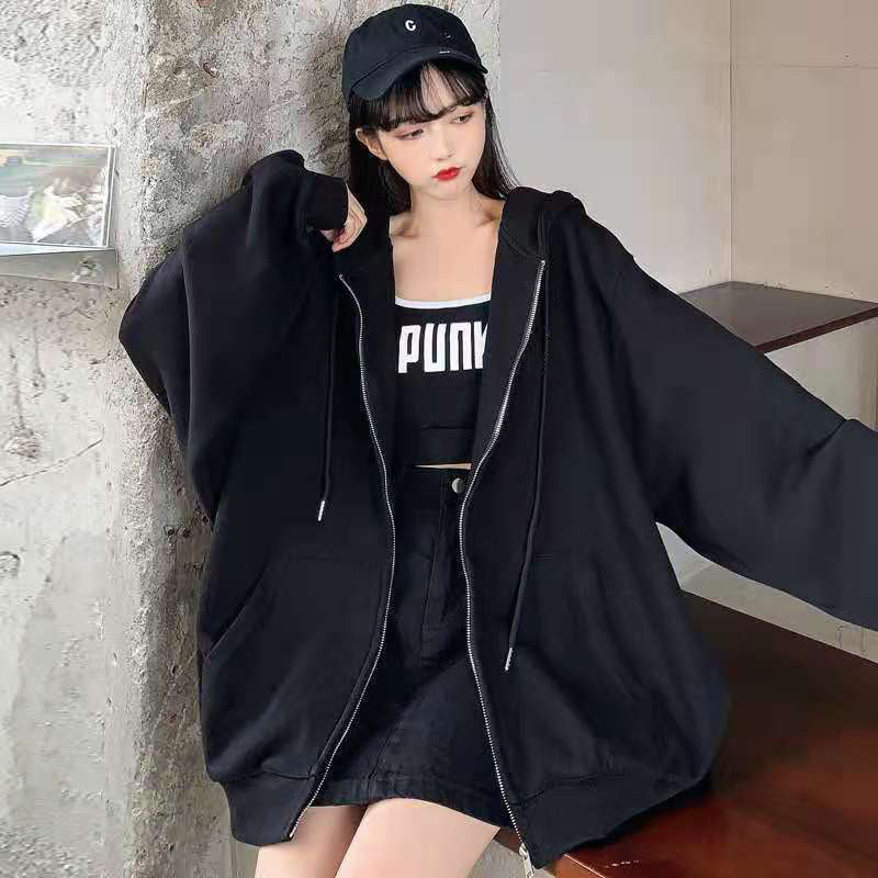 Cross-border Hooded Sweater In Stock Zipper Sweater Autumn And Winter European And American Butterfly Sweater Gothic Style Exercise Hooded Coat