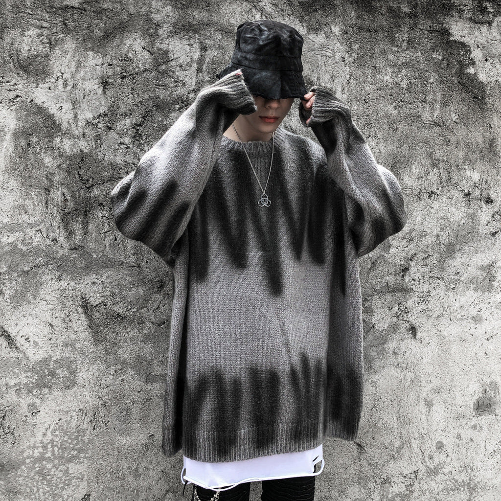 Embroidered Hip-hop Long Sleeve couple Matching Sweater