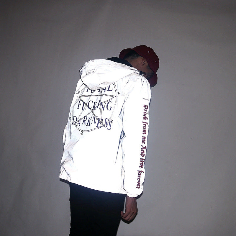 Luminous clothing Japanese trench coat