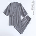 Japanese Men's Kimono Pajamas Short-sleeved Shorts