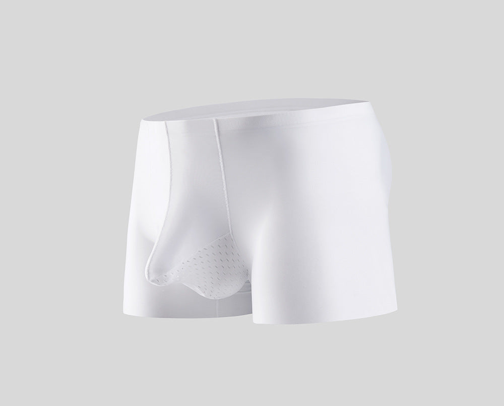 Ice Silk Separation Mesh Quick-drying Breathable Trunk Underpants Bullet Separation Boxers