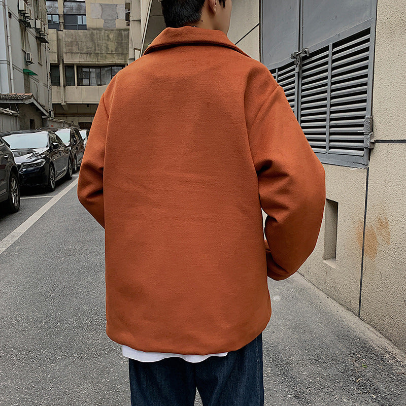 Loose Casual Jacket Woolen Coat