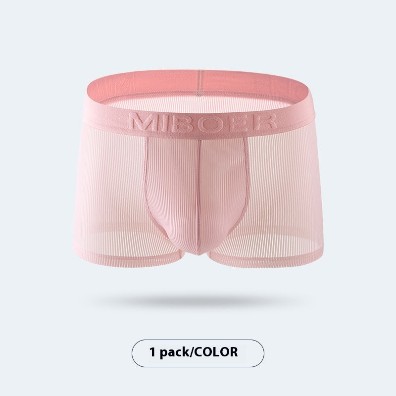 Boxers Paper Quick-drying Breathable Boxer Shorts Classic Ice Silk Men's S Shorts