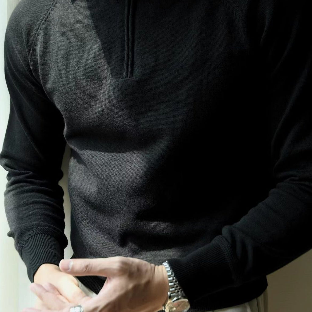 Men's Collar Korean Style Trendy Casual Long Sleeved Top
