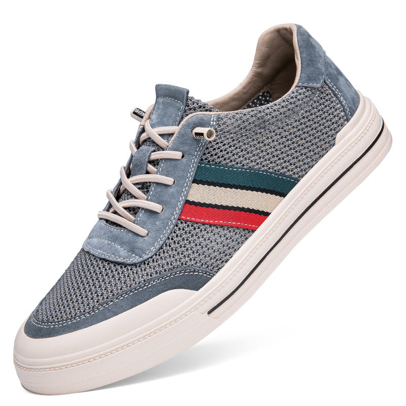 Men's No-tie Hollow Breathable Casual Shoes All-matching