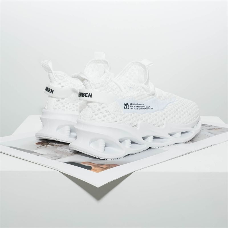 Summer Medium And Large Children Breathable Hollow Mesh Surface Casual Sneaker