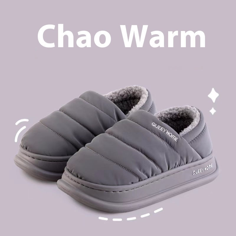 Men's Winter New Waterproof Interior Home Cotton Slippers