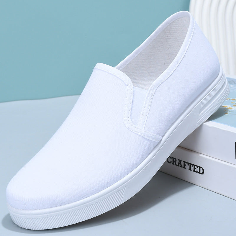 White Work Nurse Shoes Slip-on Non-slip Wear-resistant