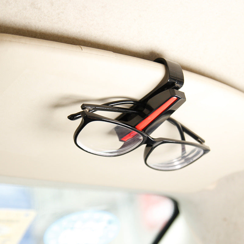 Car Sunshade Sunglasses Holder Multifunctional Clip