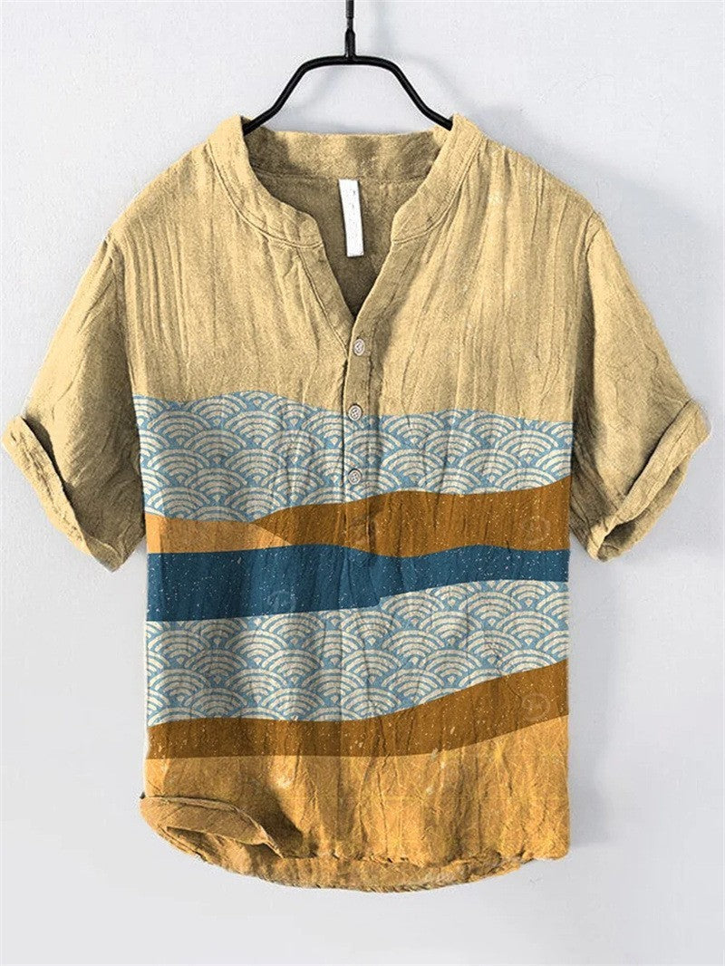 Men's three Breasted shirt