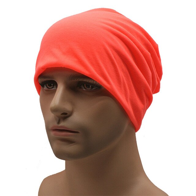 Candy color thin breathable cap