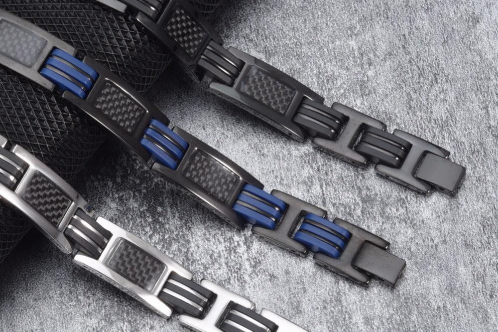 Black Magnetic Bracelet Men