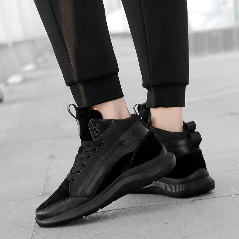 Height Increasing 6 Autumn And Winter Invisible Height Increasing Insole 8CM Men's Shoes