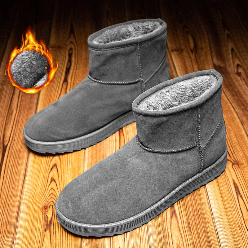 Men's Plush Warm Bread High Top Snow Boots