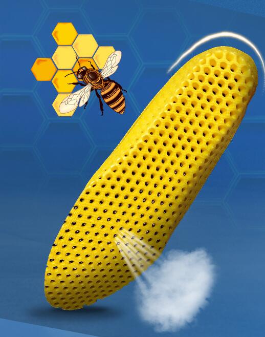 Sports insoles military training men and women sweat odor and breathable thickening shock absorption basketball running insoles summer