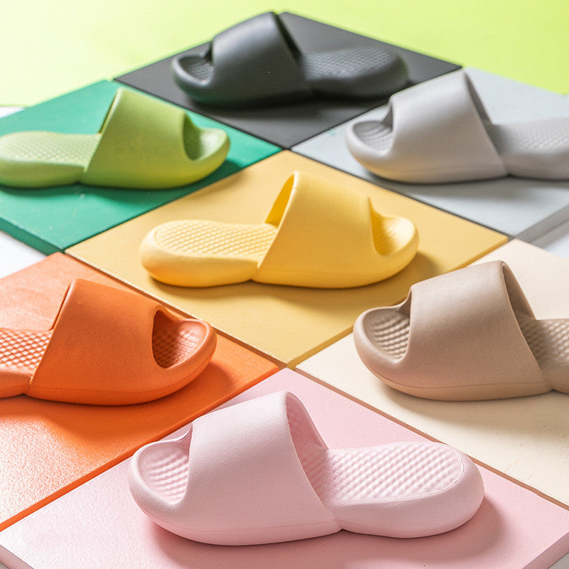 Rubber-plastic High-elastic Slippers Home Casual Slippers