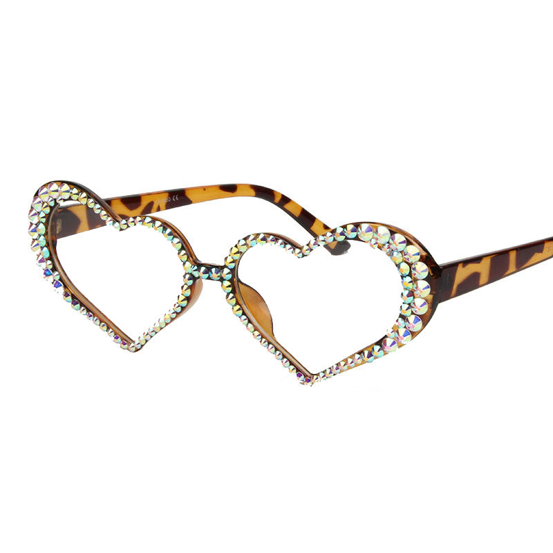 Cute cat eye heart-shaped sunglasses
