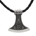 Nordic Viking Symbol Axe Pendant Necklace Men