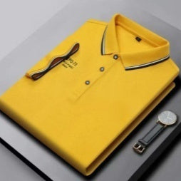 Polo Shirt Custom Lapel Work Clothes Custom Summer Ice Silk Short Sleeve