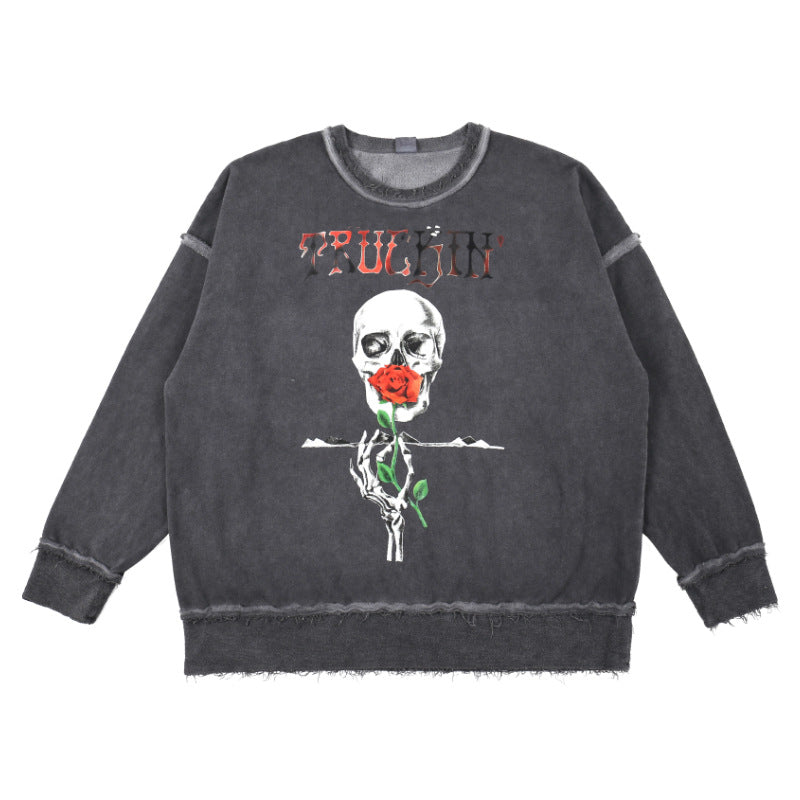 Cotton printed sweatshirt