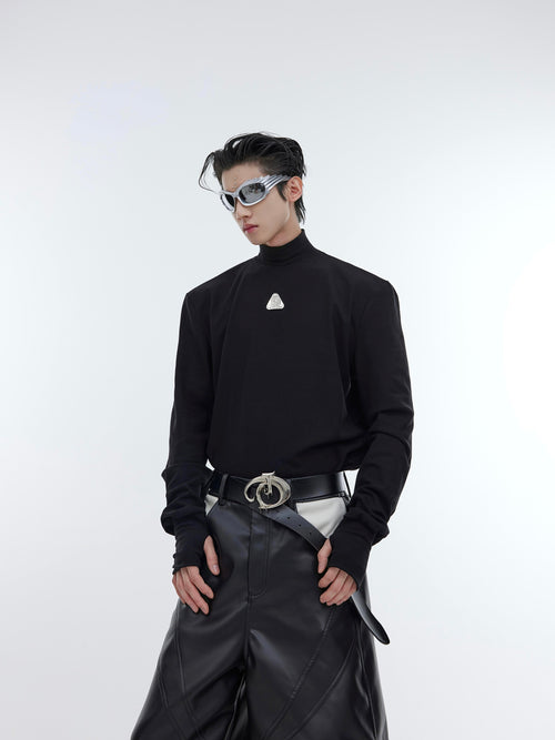 Advanced Solid Color Slim Fit Long Sleeved Inner Layer