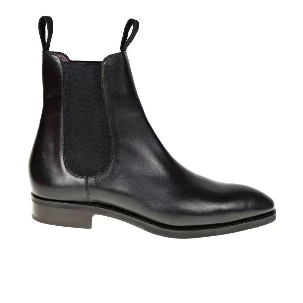 Fashion Simple Short-leg Men's Leather Boots