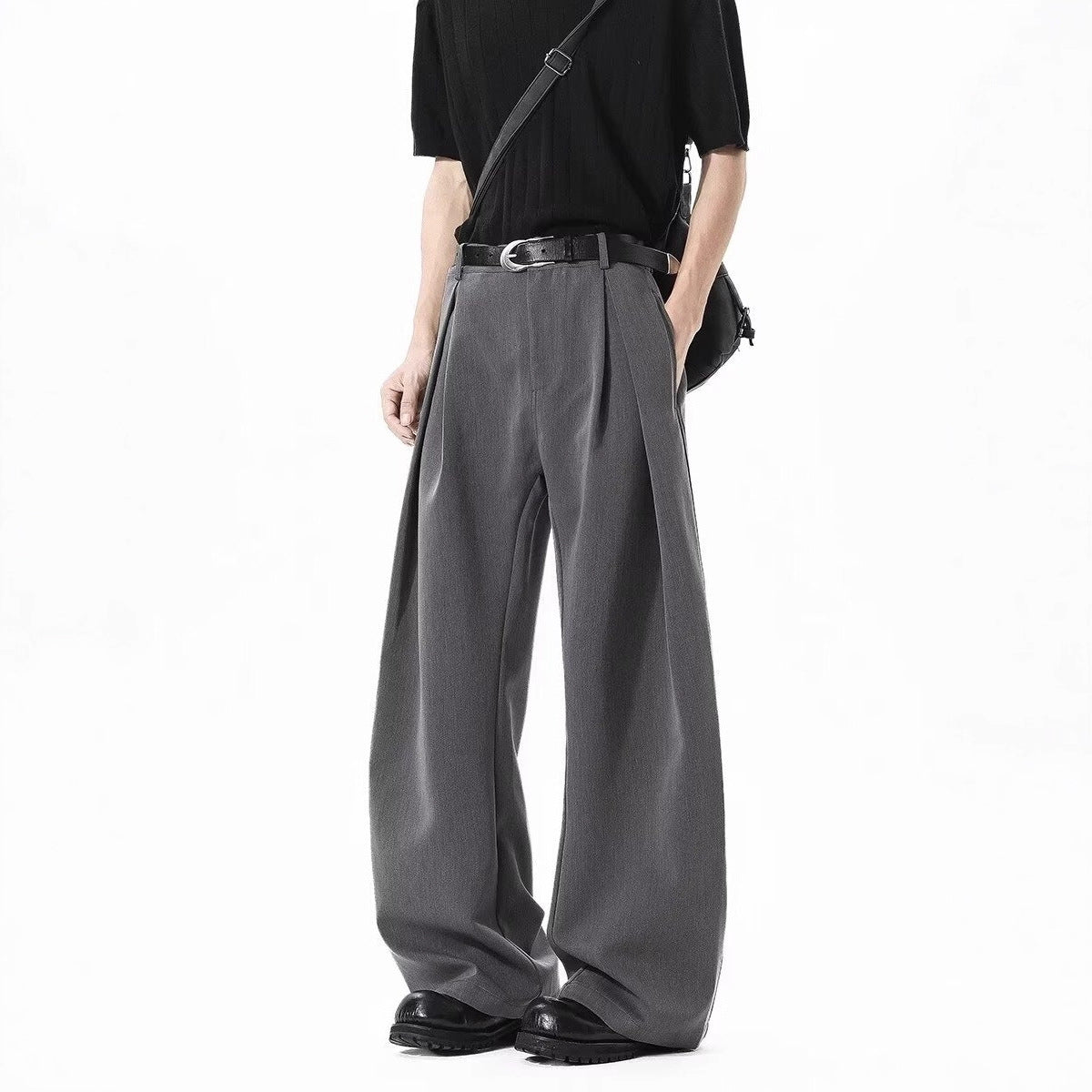 3D Tailored Pleated Pants For Men