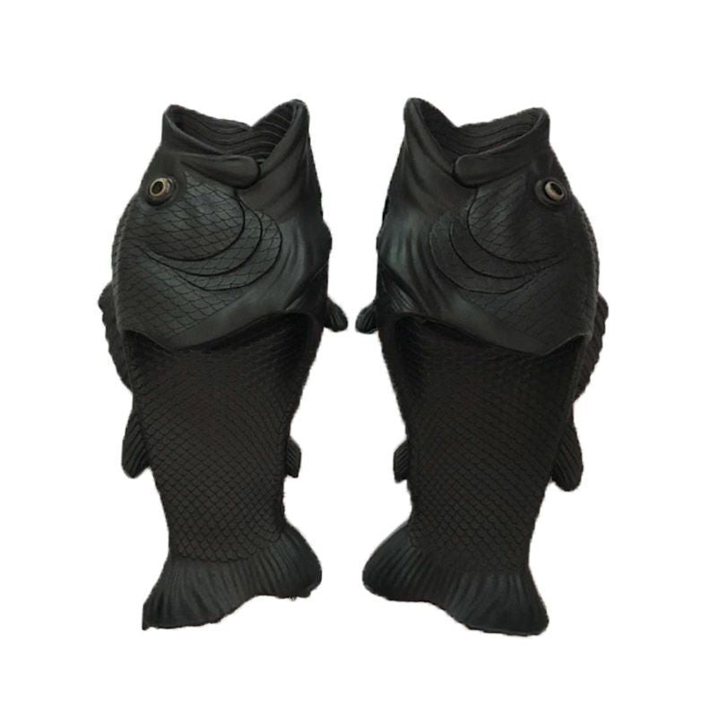 Fish Slippers Men's Funny Creative Personality Fashion Korean Version Of The Trend Of Flip-flops