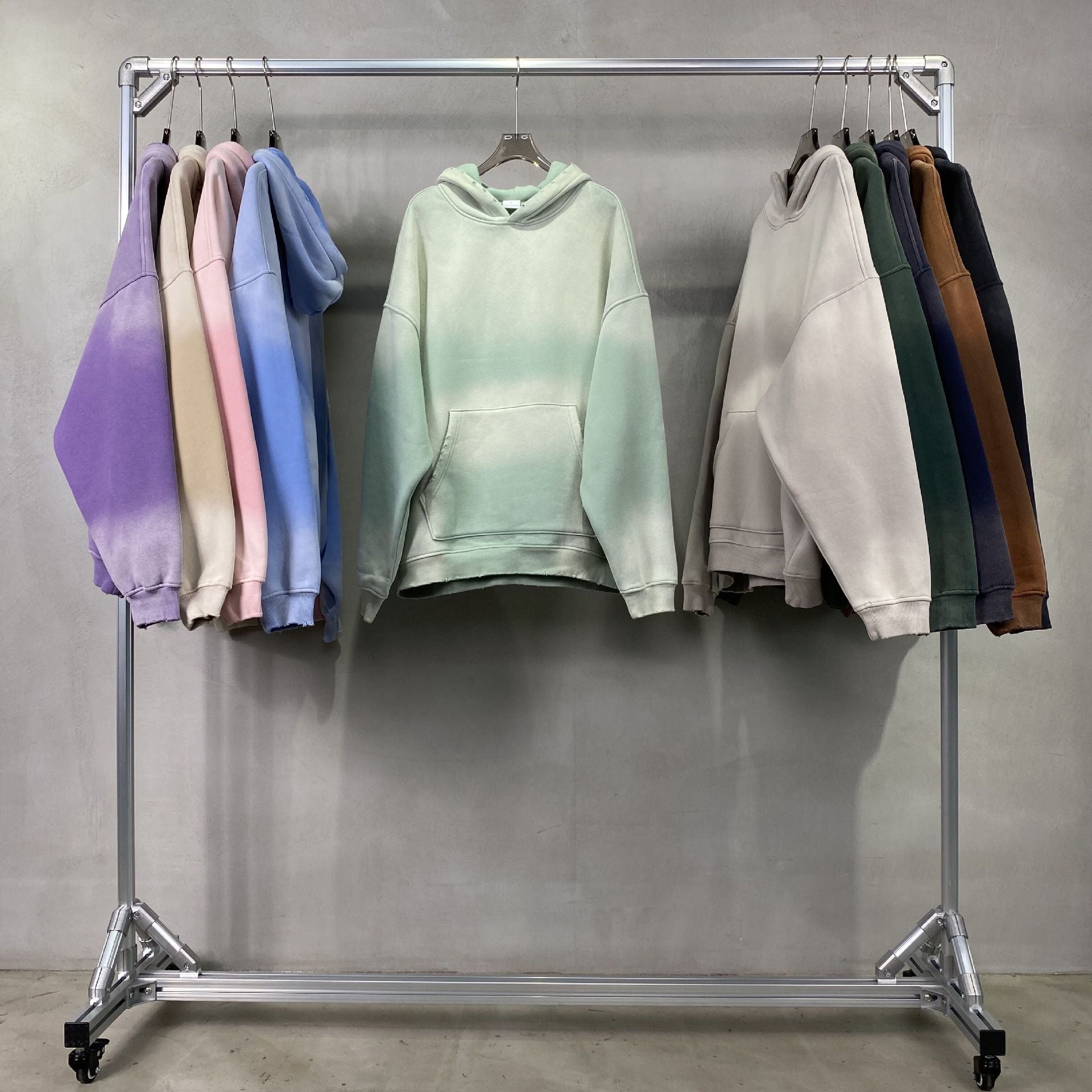 European And American High Street Velvet Padded Thickened Sweater Men