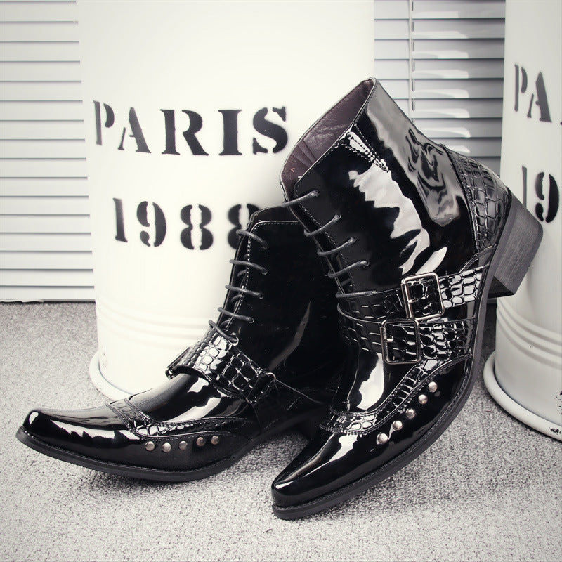 Pointed cowboy boots