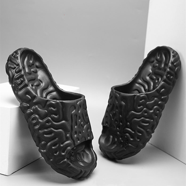 40 Thick Bottom Men's Summer Slippers Non-slip Wear-resistant