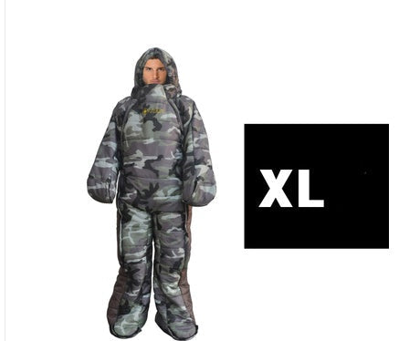 Human sleeping bag humanoid sleeping bag can walk mummy sleeping bag wild warm sleeping bag hospital accompanying sleeping bag to keep warm